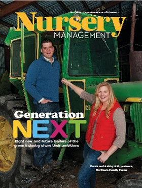 A Nursery Management magazine cover.