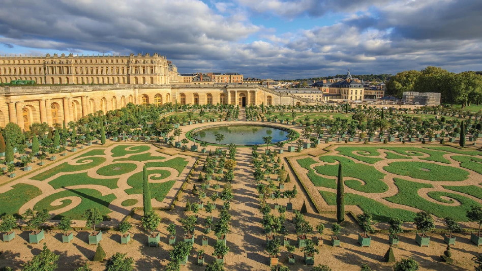 Palace of Versailles boxwood gardens