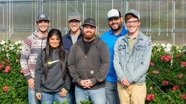 Some of JBN’s next-gen dream team: (Top row L-R) Jake King, Jacob Graber and Julian Gonzales III; (Bottom row L-R) Erika Ramos, Michael Dean, Carl Mini